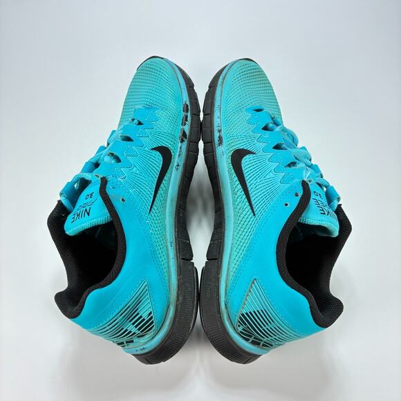 Nike Free Trainer 3.0 V4 Blue Cross Training Shoes 553684-402 Men’s Size 7.5 - Picture 7 of 10